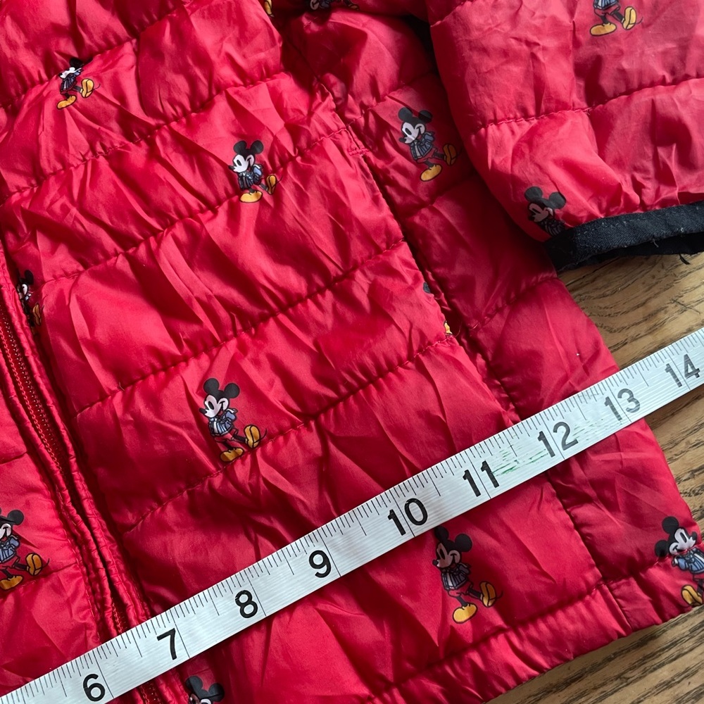 Baby Gap Disney Mickey Mouse Cold Control Lightweight Puffer Jacket Size 4 Boys - Picture 7 of 9